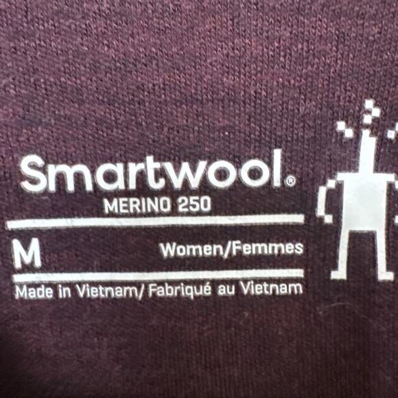 Smartwool Womens Merino 250 Baselayer Top Colorblock 1/4-Zip Size M Gorpcore - Picture 9 of 11
